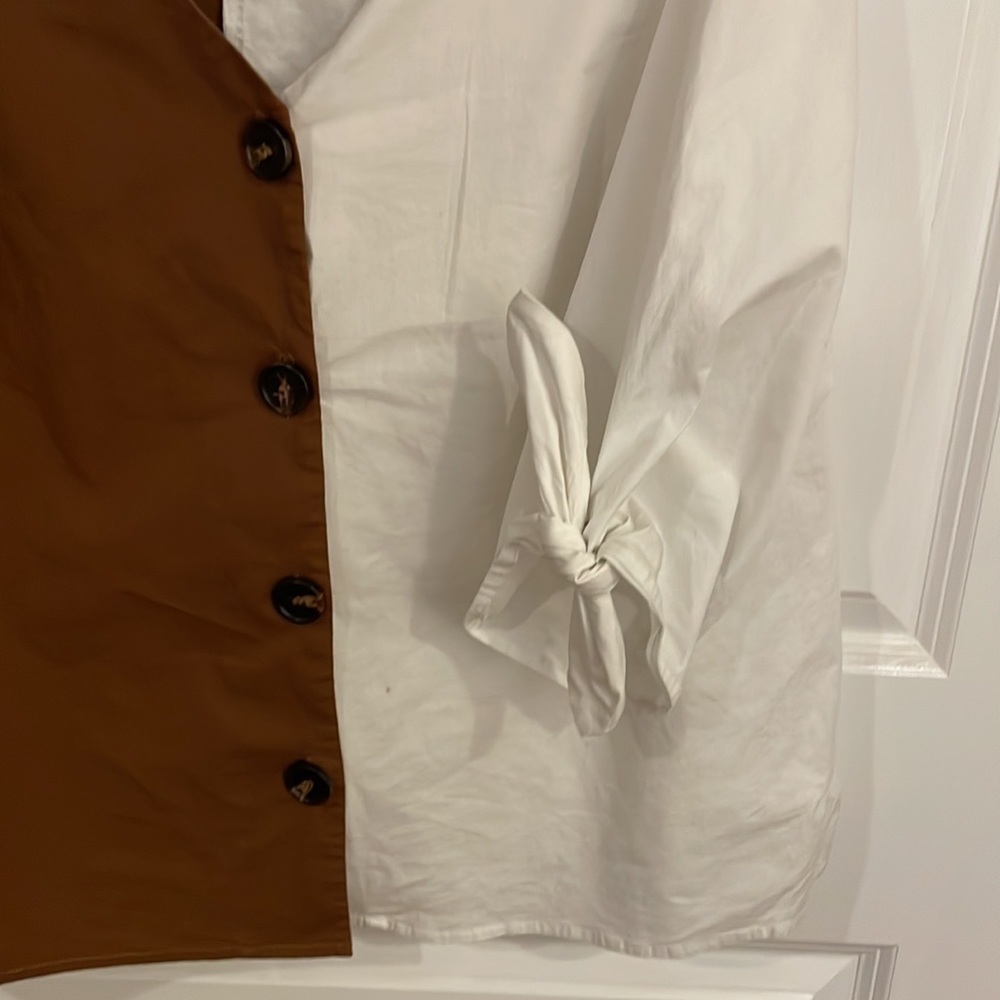 Colorblock Eloquii blouse 16 - Picture 2 of 5